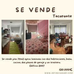 Piso en venta en carretera General Tejina Tacoronte (ref. IC0074)