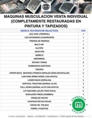 Maquinas musculacion