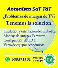 Antenista tv soluciones 630 57 15 01 