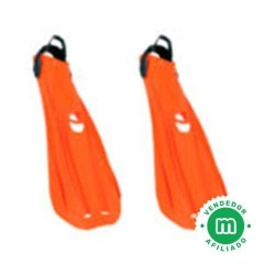 Aqualung Aletas Storm Max Naranja