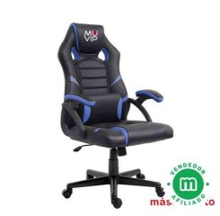 Silla gaming GM1000 Negro/Azul MV0262