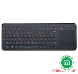 Teclado Wireless+Touchpad Negro